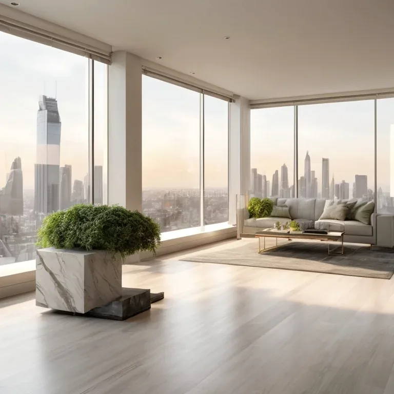 Interior of a modern luxury apartment